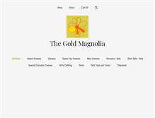 Tablet Screenshot of goldmagnolia.com